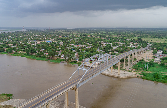 El Puente de Calamar conecta los departamentos de Bolívar y Atlántico
